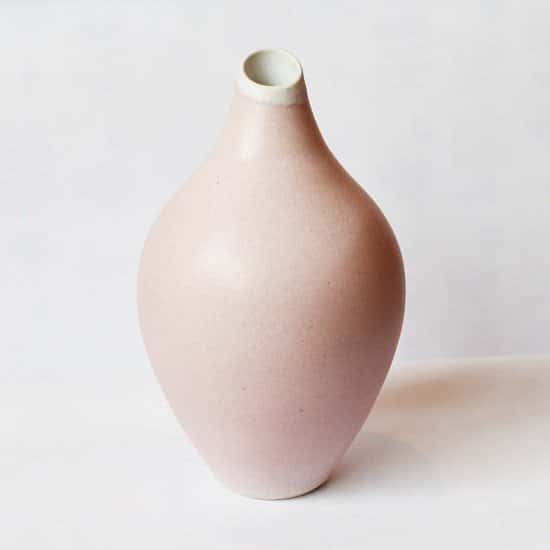 Large Pastel Pink Ceramic Vase - £75.00!