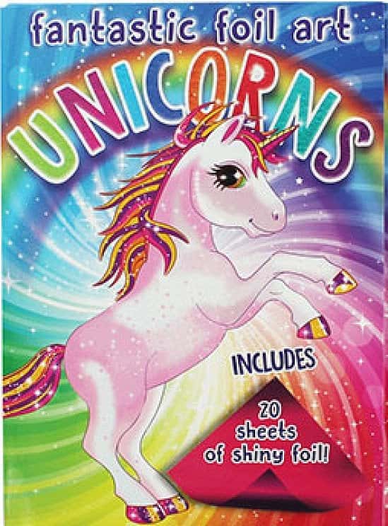 Fantastic Foil Art Unicorns Now 62% Off RRP