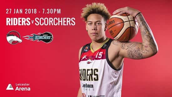 WIN 2 FREE TICKETS to the Leicester Riders V Scorchers game this Saturday
