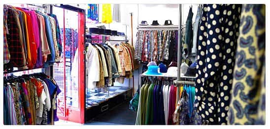 Our opening times give you enough time to shop till you drop through our vintage section!