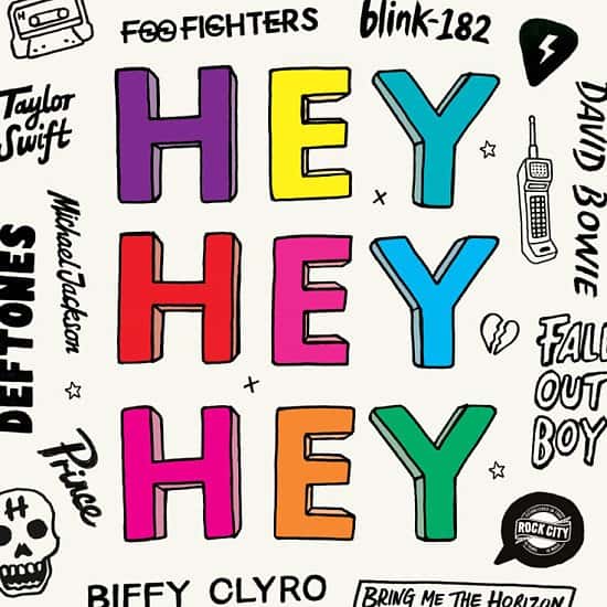 Join us for our HEY HEY HEY - Alternative Anthems Every Saturday Night!