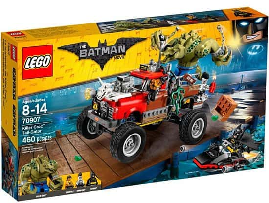 Save £26.00 on this LEGO Batman: Killer Croc Tail-Gator Set