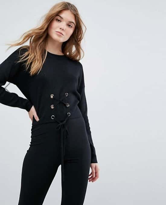Save £13.99 on this New Look Black Corset Jumper