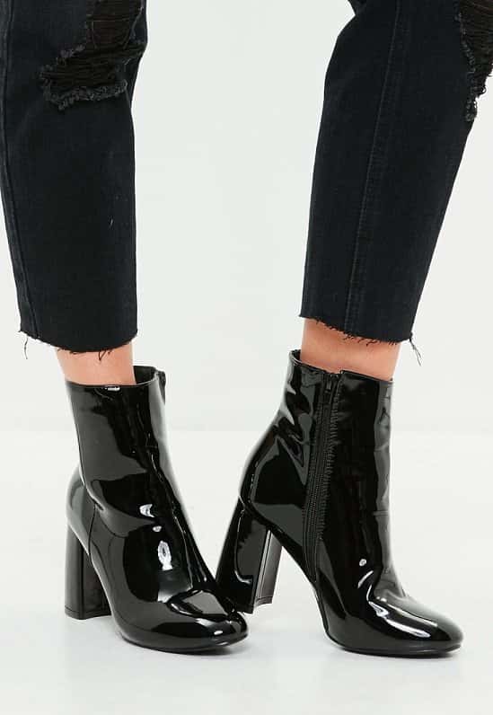 30% OFF must-haves this season - Including black patent round toe ankle boot £30.00!