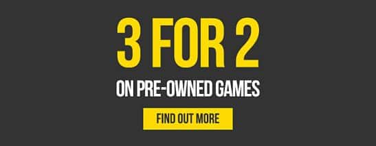 Shop 3 for 2 on pre-owned games - Including No Man's Sky!