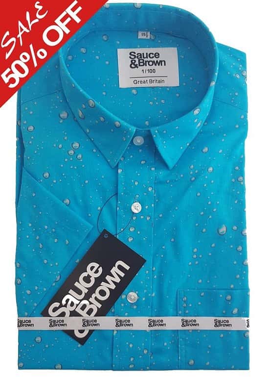 50% off this Men's Water Drops Shirt