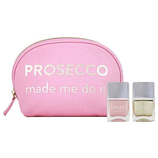 REDUCED TO CLEAR - Nails Inc Prosecco Made Me Do It Nail Gift Set: SAVE £10.00!