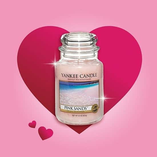 Valentine's Day Gift Ideas - Yankee Candle Classic Large Jar Pink Sands £23.99!