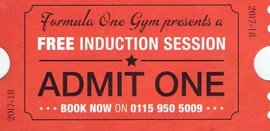 Get a free induction lesson by using this Voucher