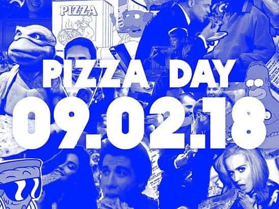 It's our favorite day of the year: PIZZA DAY!