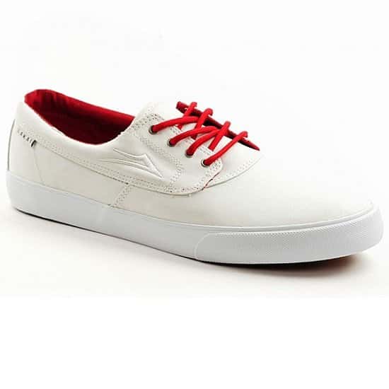 Save £25 on these Lakai Camby Anchor White PU Canvas