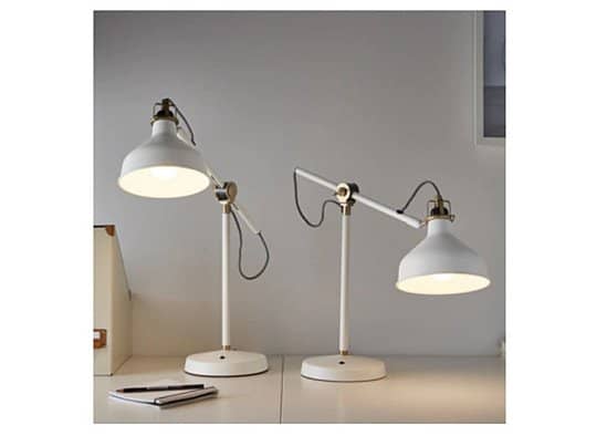 Perfect Home Office Accessories from IKEA - Work lamp RANARP Off-white £29.00!