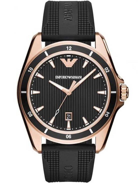 EMPORIO ARMANI MEN'S RUBBER STRAP WATCH £219.00!