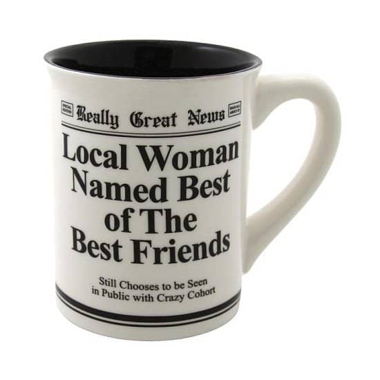 SAVE 70% on this 'Really Great News' Best Of The Best Friends Mug!