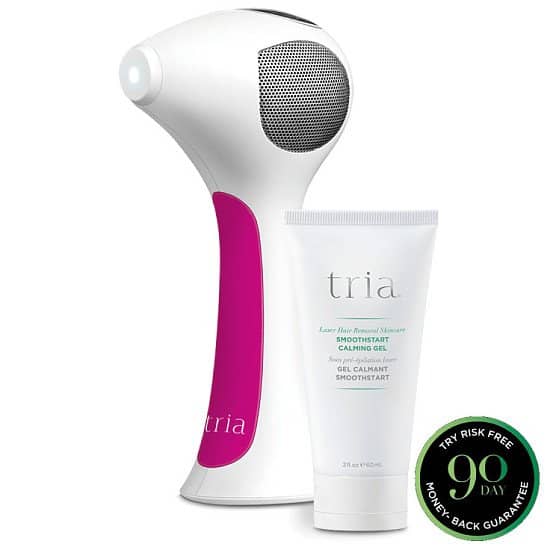 SAVE £75 on the Tria Hair Removal Laser 4X Deluxe Kit + Get a FREE Cosmetic Bag!