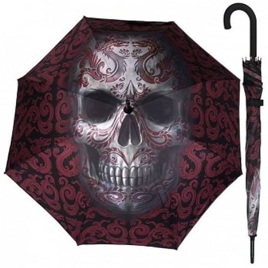 Anne Stokes Oriental Skull Umbrella only £22.99