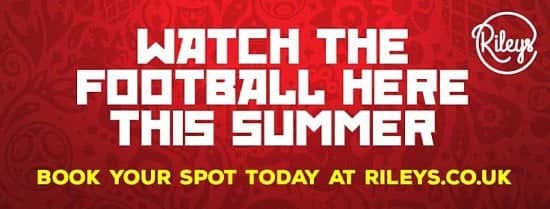 England v Belgium game on Thursday - come and watch it with us!