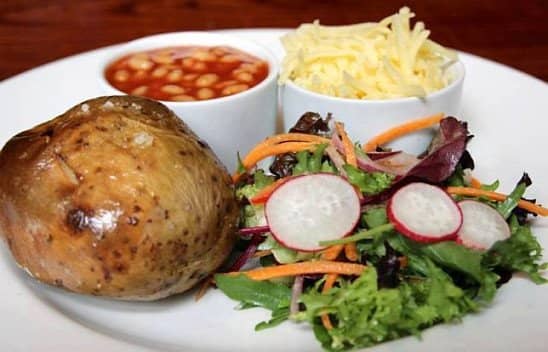 Jacket potato's served 11 - 2.30 every day!