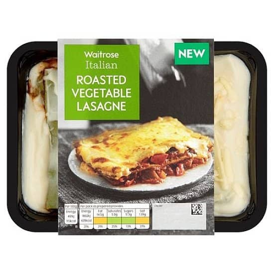 Waitrose Italian Roasted Vegetable Lasagne: £2.75!