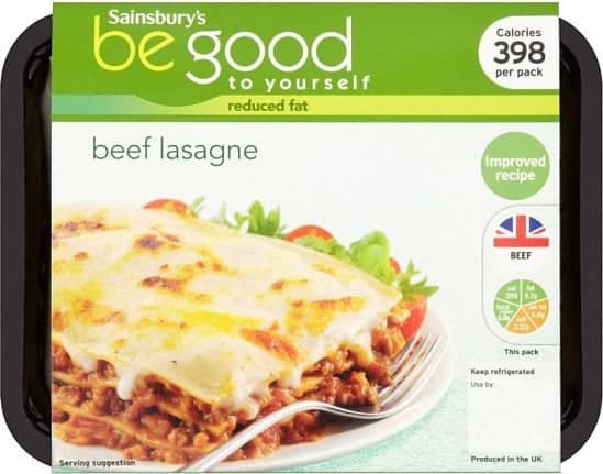 Sainsbury's Beef Lasagne, Be Good To Yourself 390g: £2.00!