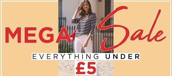 MEGA SALE - EVERYTHING £5 OR UNDER!