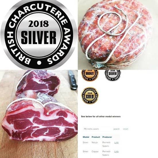 We won silver at the British Charcuterie Awards 2018