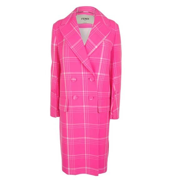 FENDI Tartan Coat - SAVE OVER £1600!