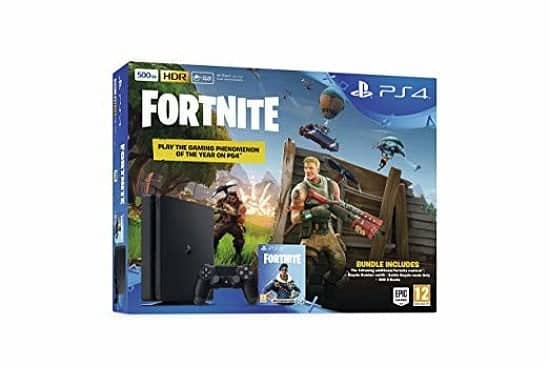 DUALSHOCK 4 BLACK + FORTNITE DLC - £49.99!