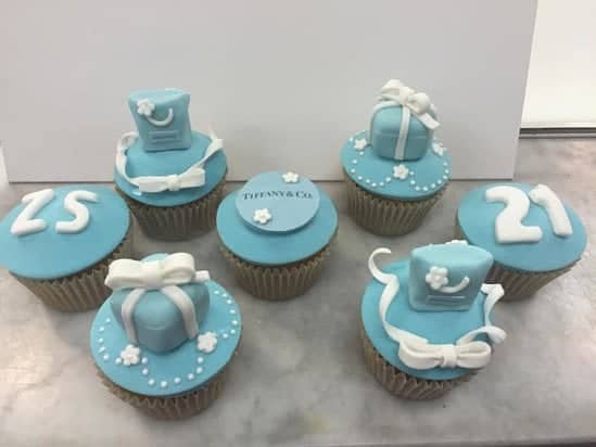Try our Tiffany & Co cupcakes