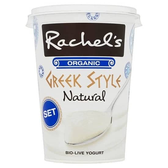 Rachel's Organic Greek Style Set Natural Yogurt 450g