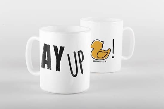 Mugs mekk a grett Chrissmuss gift an' we av a whole load of different designs at just £10.00!