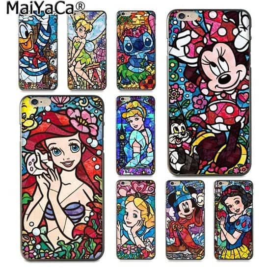 DISNEY Phone Case for iPhone 8 7 6 6S Plus X 5 5S SE XS XR XS MAX