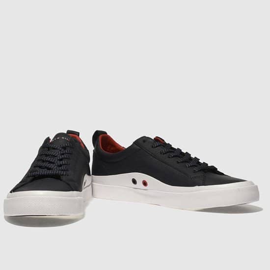 SALE, SAVE 35% - Tommy Hilfiger Navy & White Flag Detail Sneaker Trainers!