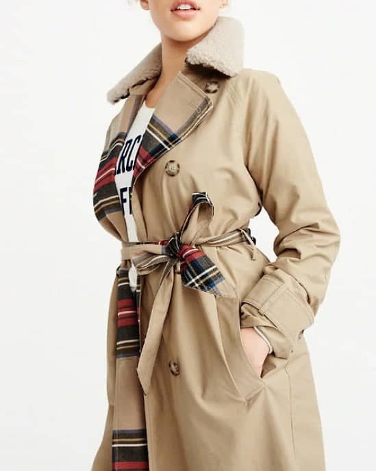 SALE, SAVE ON COATS - WINTER TRENCH COAT!