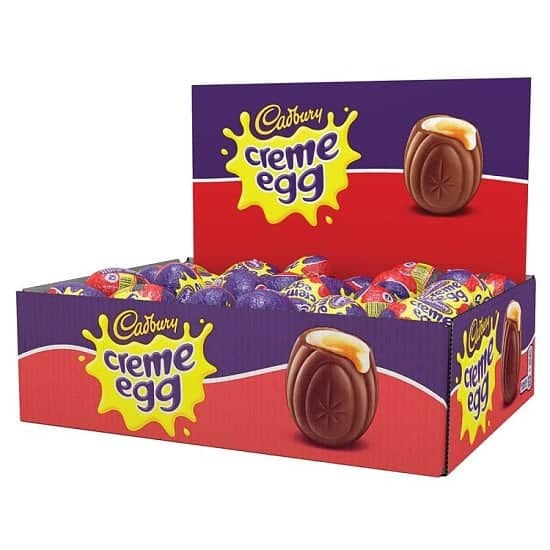 SAVE- CADBURY CREME EGGS (BOX OF 48)