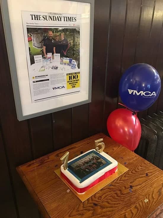 Our partner charity Nottinghamshire YMCA were named the 75th Best Not-For-Profit company