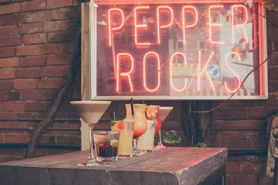 Pepper Rocks Happy Hour until 10pm tonight offers a delicious array of cocktails for just £4.50!