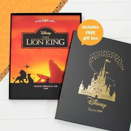 Free Disney Gift Box with Personalised Lion King Story Book!