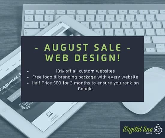 August Web Design Sale!