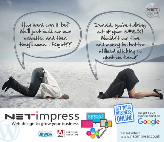 Save 20% off new website builds with Netimpress