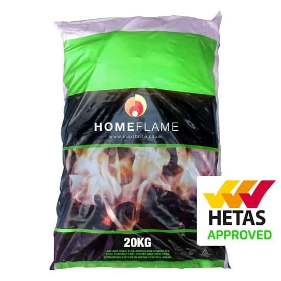10% OFF HOMEFLAME smokeless fuel - 1 tonne pallet - use code: SNIZL10
