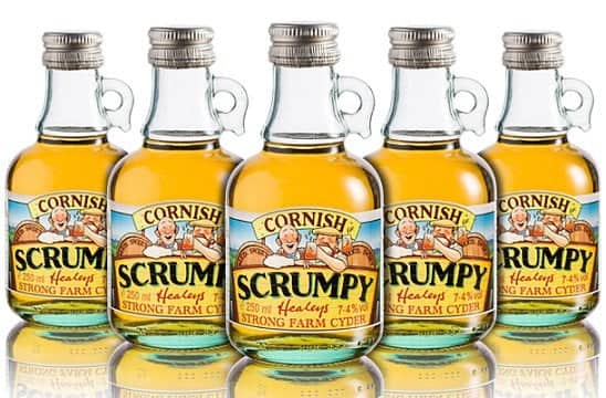 CORNISH SCRUMPY CYDER MEDIUM SWEET 250ML x 12 - £26.40!