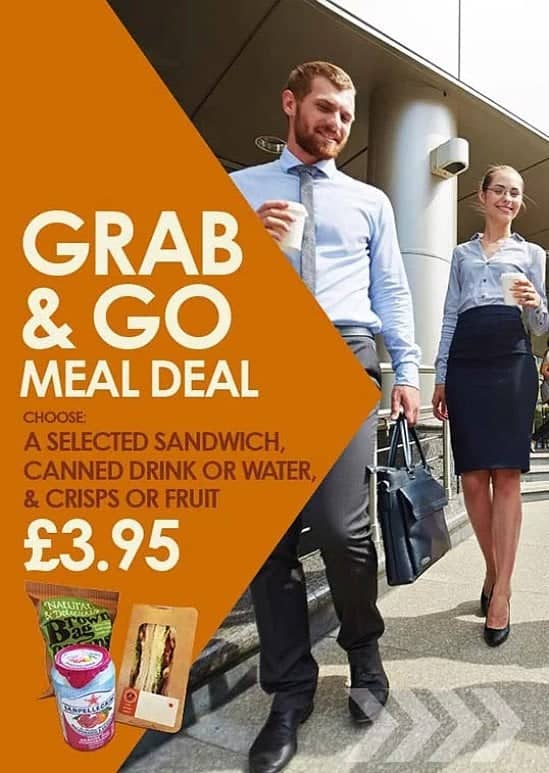 Get the Grab & Go Meal Deal for just £3.95!