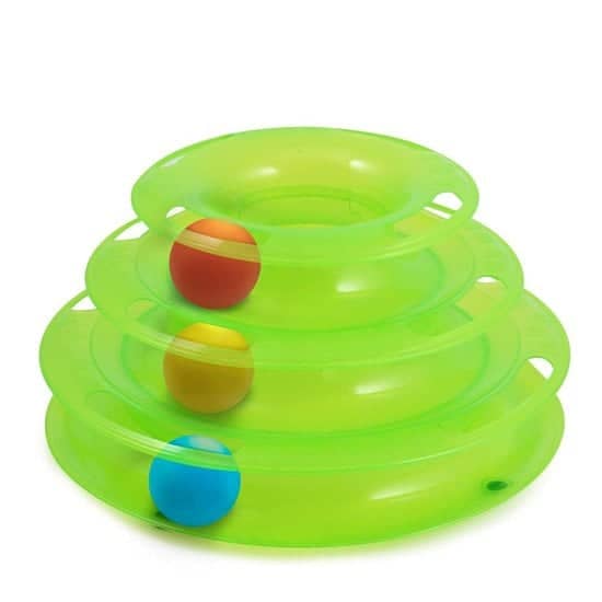 Cat Toys - Ancol Tower of Tracks 25cm x 12cm: £4.25!
