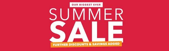 SUMMER CLEARANCE SALE ENDS SOON - SAVE UP TO 70% OFF RRP.