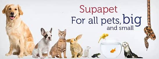 At Supapet we provide the highest quality of dog and cat pet supplies...