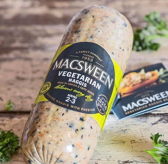Macsween Vegan Haggis - Small: 99p Large £1.99, whilst stocks last!