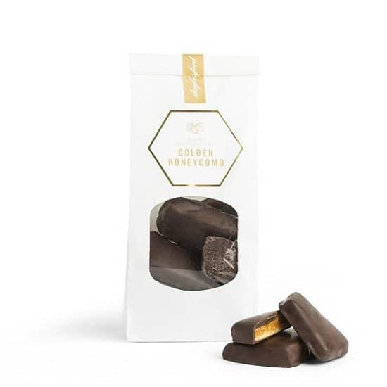 ORGANIC DARK CHOCOLATE GOLDEN HONEYCOMB 250G - £15.00!