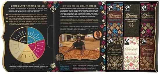 Luxurious Fairtrade Divine Chocolate Tasting Set - £6.00!