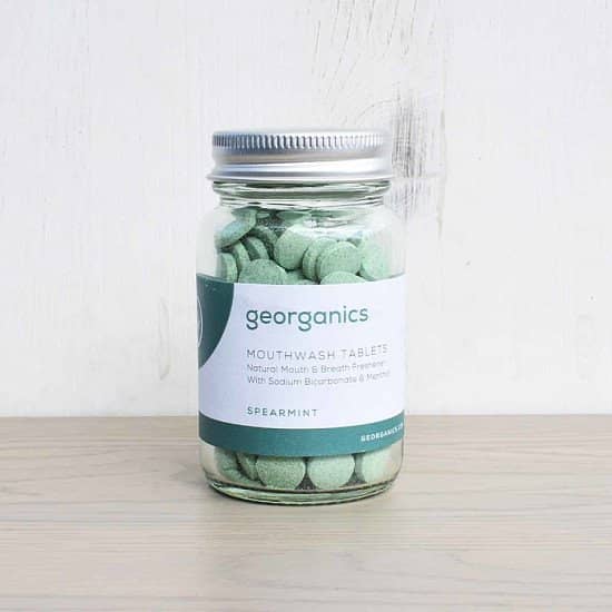 Mouthwash Tablets – Spearmint By Georganics - £8.90!